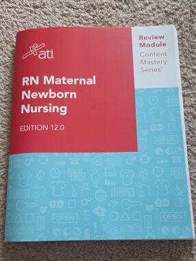 RN Maternal Newborn Nursing Review Module - Red/Light Blue